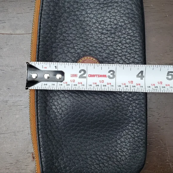 Dooney & Bourke Black and Tan Cosmetic Bag - Picture 12 of 13